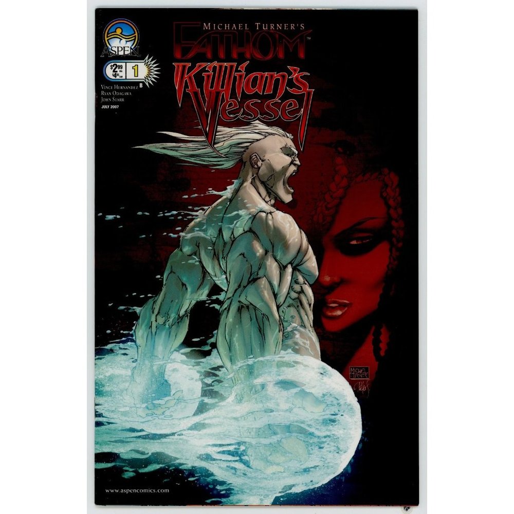MICHAEL TURNER'S FATHOM KILLIAN'S VESSEL #1B, ©2007, FIRST PRINTING